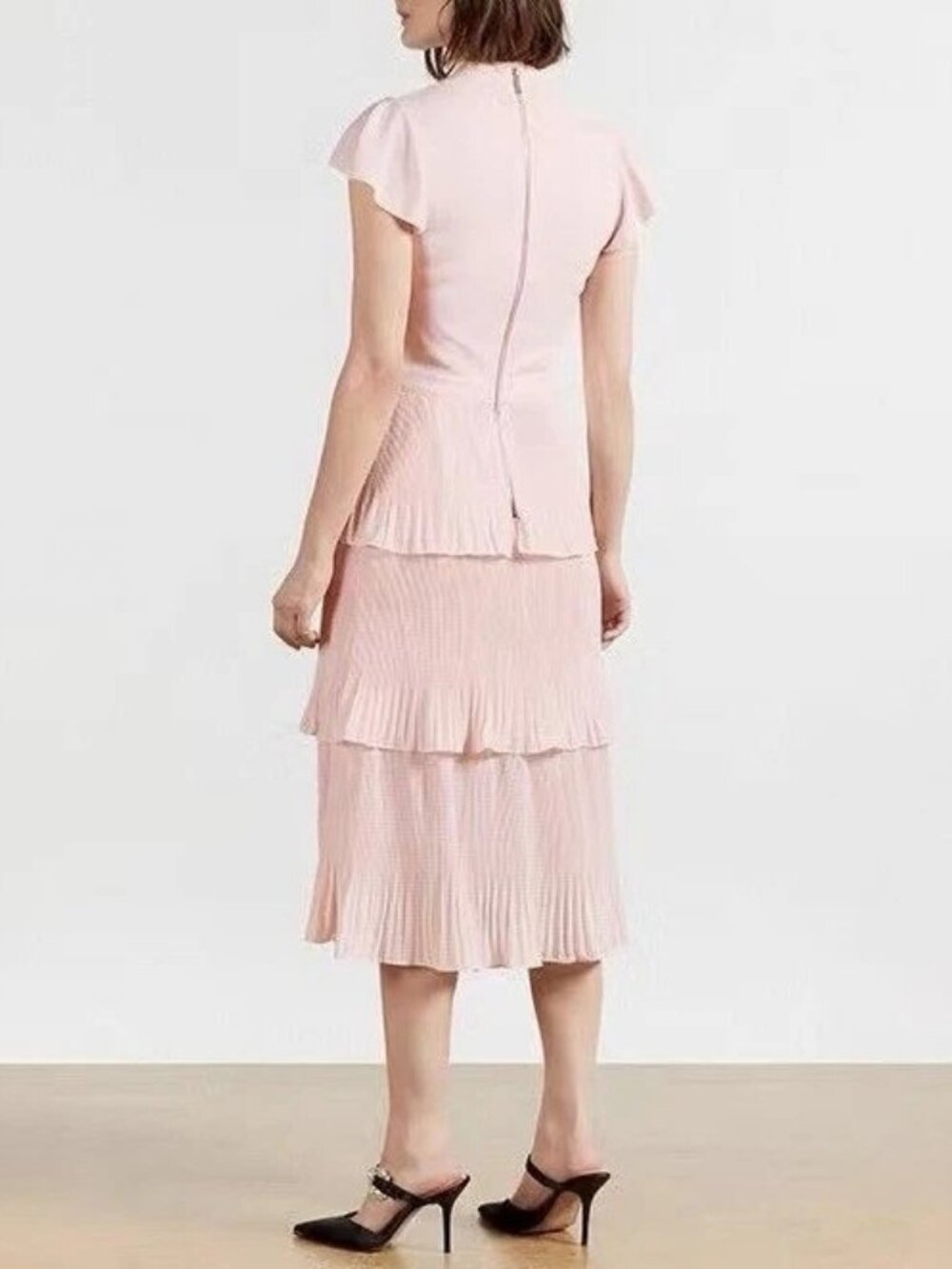 Ted Baker Berlina Tiered Midi Dress - Picture 2 of 11